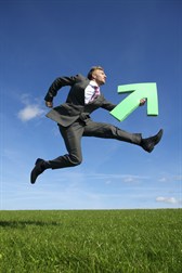 Man Jumping into Action